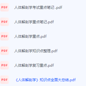 人体解剖学期末考试复习重点总结-三号教学楼网站~创造一个奇迹