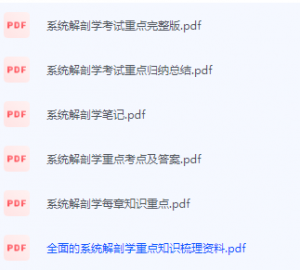 系统解剖学期末考试复习重点总结-三号教学楼网站~创造一个奇迹