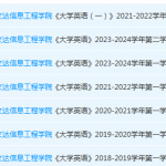 安徽文达信息工程学院大学英语期末考试试卷真题-三号教学楼网站~创造一个奇迹