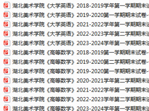 湖北美术学院期末考试试卷真题（办理会员后可获取）-三号教学楼网站~创造一个奇迹